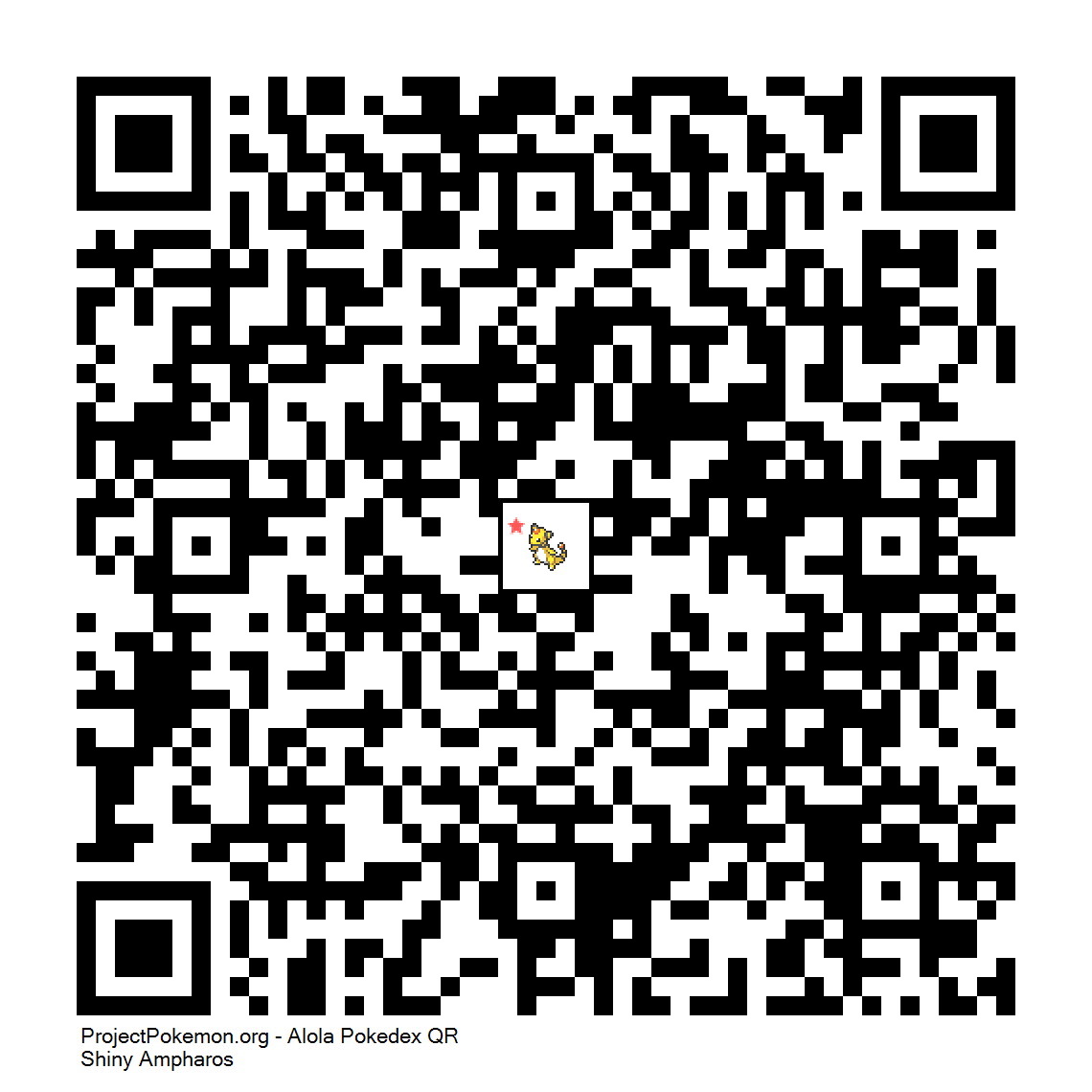 Cdigo QR de Ampharos variocolor